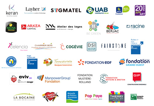 Logos de plusieurs mécènes
